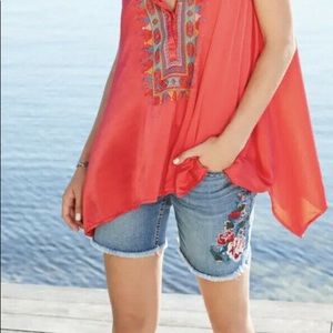 Johnny Was Mica Boyfriend Shorts